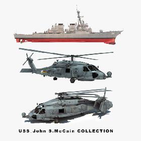USS John S. McCain Collection model